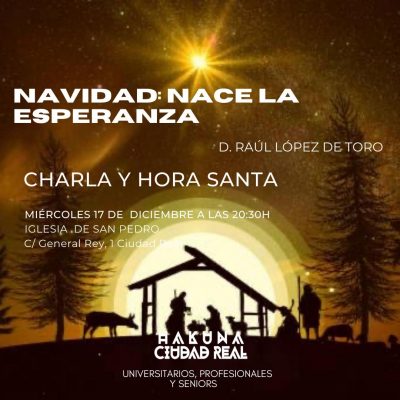 Hakuna – Charla y Hora Santa 17/12/25